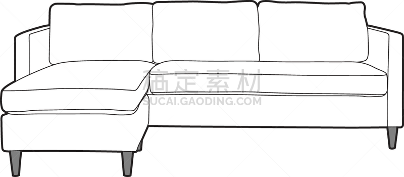 住宅内部,舒服,座位,沙发,计算机图标,一个物体,背景分离,纺织品,简单,椅子
