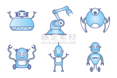 计算机图标,自动的,电子人,人的头部,手,四肢,腿,手臂,人