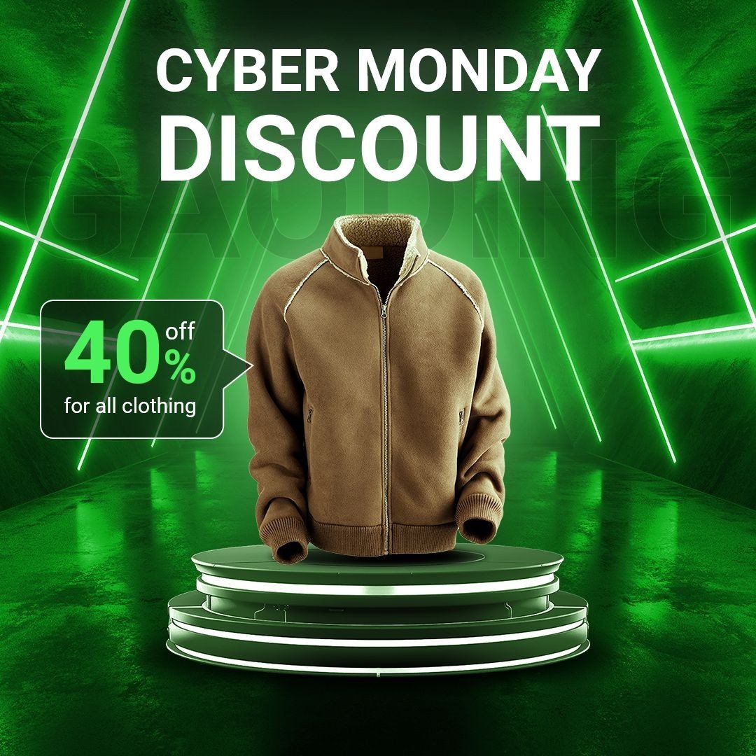 insMind Cyber Monday Sales Templates