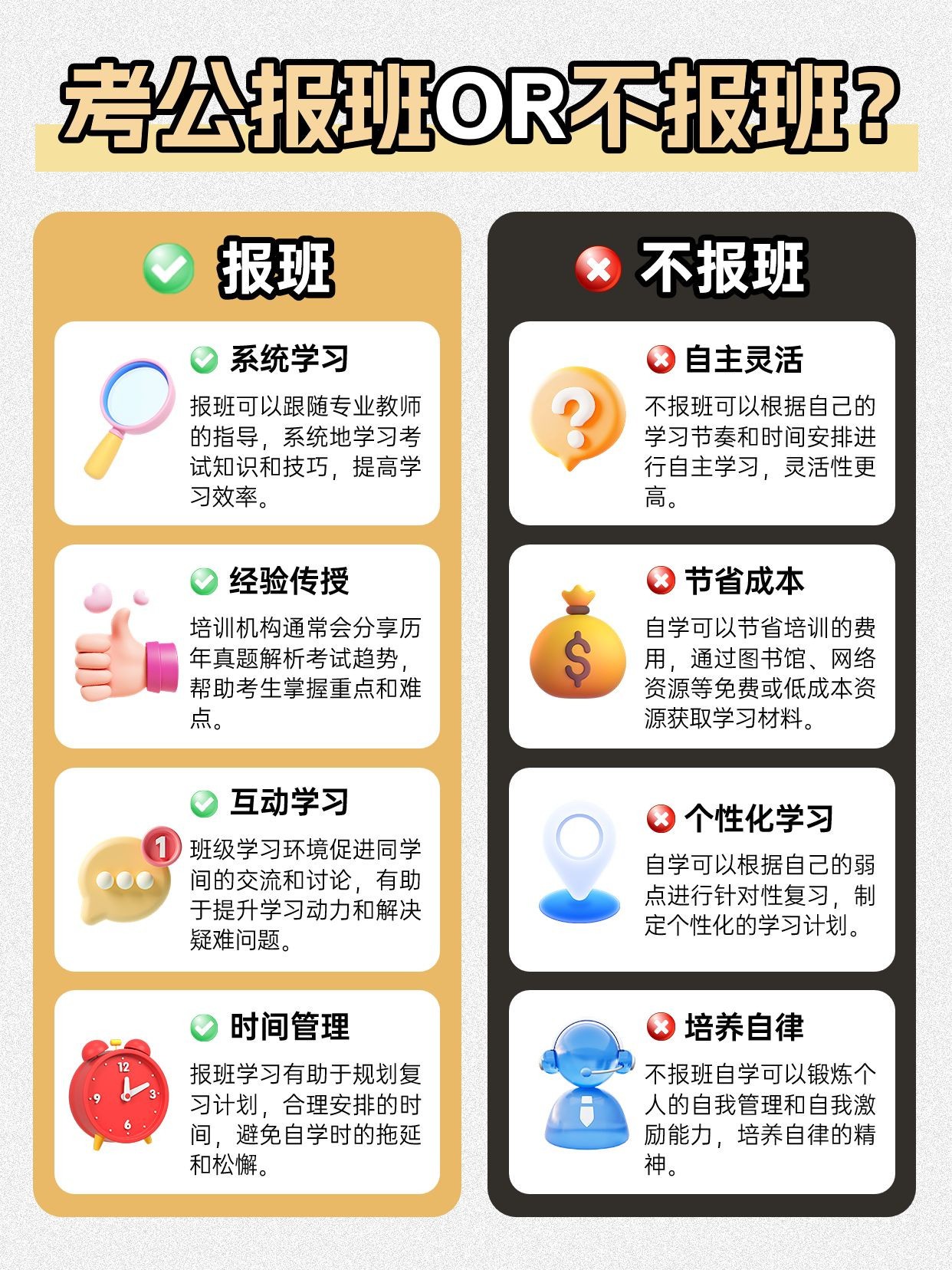 教育考公报班对比攻略小红书配图aigc