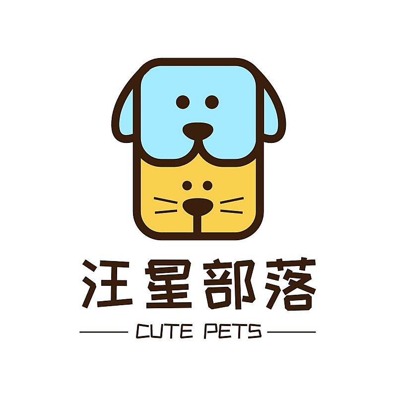 宠物行业线条拟物LOGO