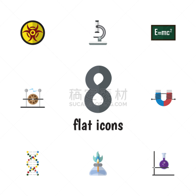 科学,计算机图标,平坦的,舞台,爱因斯坦,理论设计标签,一见钟情,黄色,热,健康保健