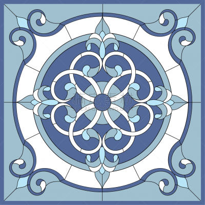 边框,叶子,矢量,天花板,方形画幅,抽象,彩色玻璃,漩涡形,花