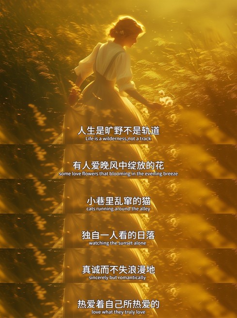 情感台词文案语录AIGC小红书封面预览效果