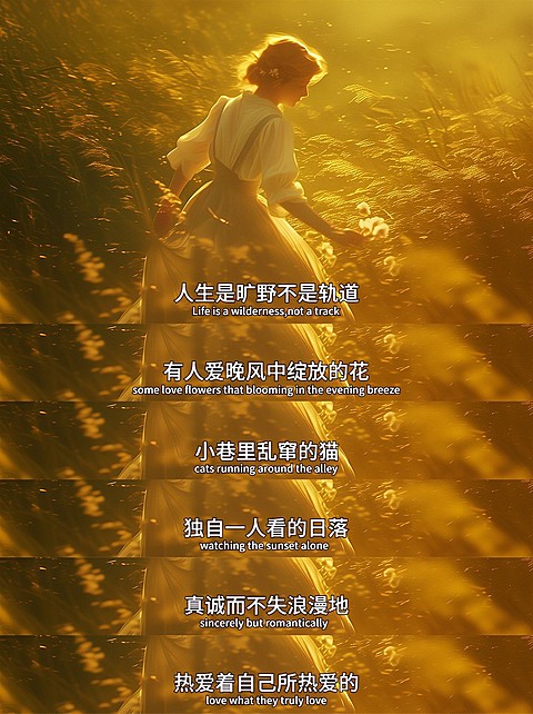 情感台词文案语录AIGC小红书封面