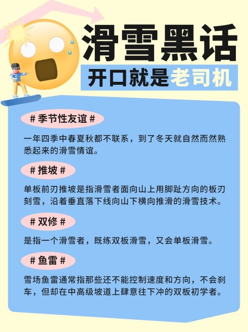 户外滑雪科普知识攻略小红书套装小红书配图预览效果