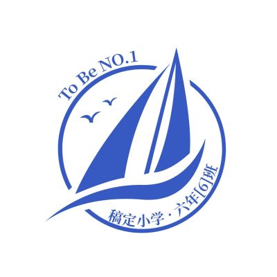 教育培训简约线条班徽LOGO