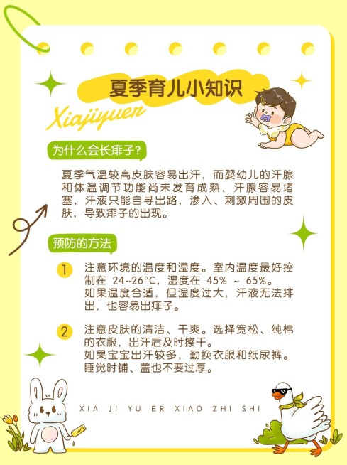 母婴夏季知识科普小红书套装预览效果