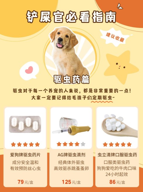 卡通可爱萌宠宠物喂养攻略产品营销小红书封面配图预览效果