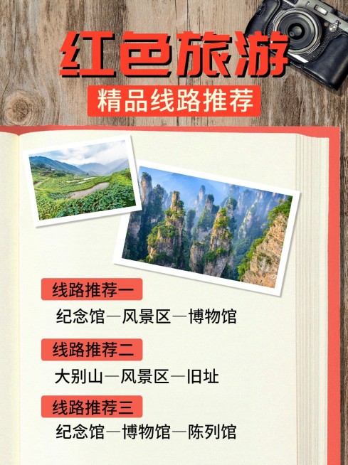 旅游出行线路攻略手账小红书配图预览效果