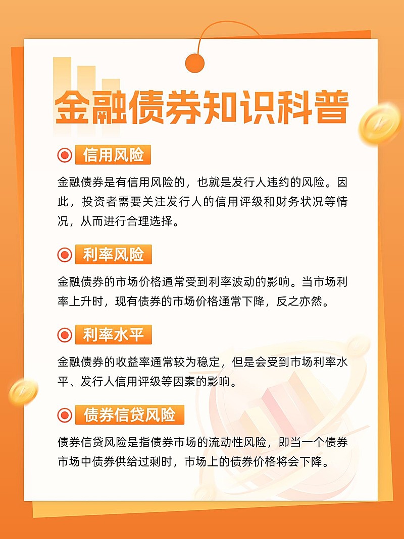 金融债券知识科普套装小红书配图