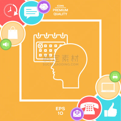 人,做计划,日历,时间,最终期限,个人备忘录,白昼,商务,事件,男人