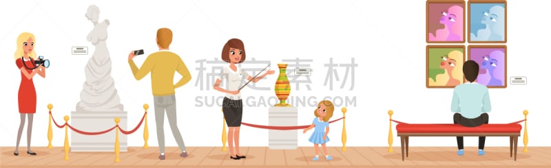 看,古典风格,名声,光学设备,女人,艺术品,拜访,休闲