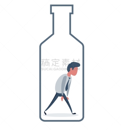 含酒精饮料,瓶子,问题,男性,里面,性格,青年人,捕获的