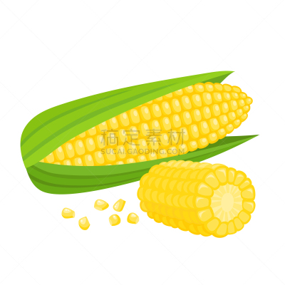玉米,黄色,色彩鲜艳,农业,蔬菜,菜单,清新,食品,收集