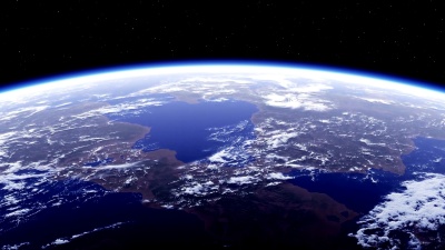  。地球。太空奇观。超高清。3840x2160无缝环路。