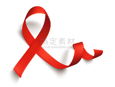 艾滋病警示丝带,世界艾滋病日,一个物体,符号,白昼,健康保健,红色,写实,生病,希望