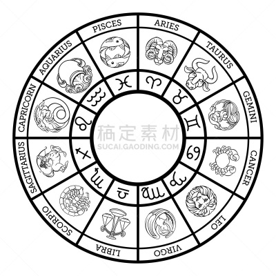 符号,星星,标志,背景分离,希腊,动物,圆形,白色,白色背景,图标集