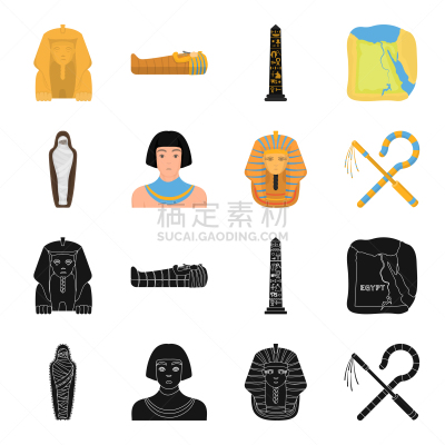 黄金,埃及,平衡折角灯,防护面罩,分离着色,坟墓,木乃伊化的,男人,收集