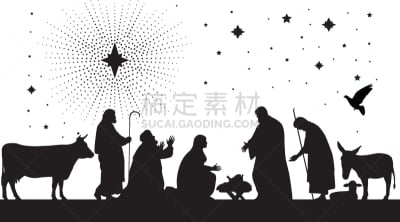 七瓣莲,夜晚,耶稣降生,人,智慧,男人,家庭,东正教