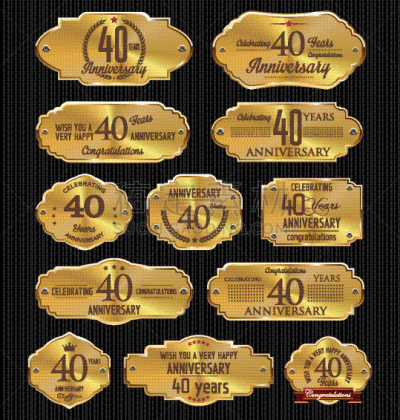 周年纪念,黄金,标签,40岁到45岁,生日,商务,50年节,闪亮的,收集