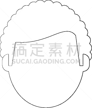 男人,头像,空白的,人,概念,性格,商务,图像,矢量,剪影