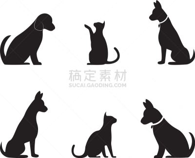 狗,品牌名称,猫,可爱的,商务,木偶,小的,喂养,爱,画画