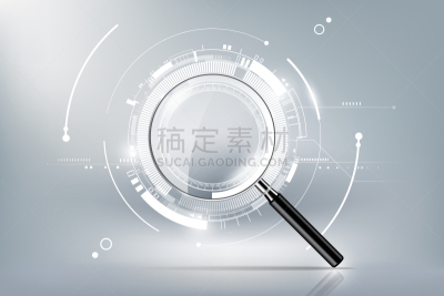 技术,背景,绘画插图,未来,医学扫描,透明,概念,矢量,放大镜,搜寻