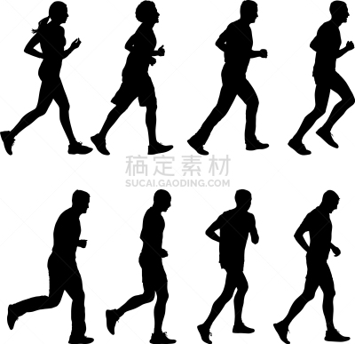 男人,短跑,通道地毯,成年的,专业人员,人,女人,夏天,布置
