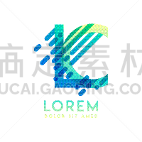 lc logo with theme galaxy speed and style