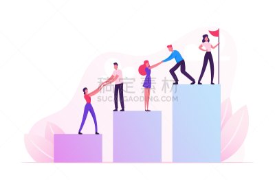 商务,绘画插图,领导能力,男商人,女商人,团队,概念,矢量,图表,拉