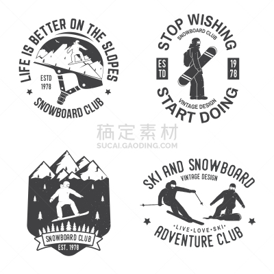 雪板,白色,男人,冬天,迅速,雪,布置,度假