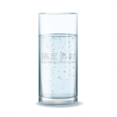 自然,水,玻璃杯,纯净水,泡泡,明亮,三维图形,白色,口渴的,干净