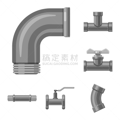 分离着色,图标,装管,管道,一个物体,金属,锅炉,莫诺湖,建筑业,收集