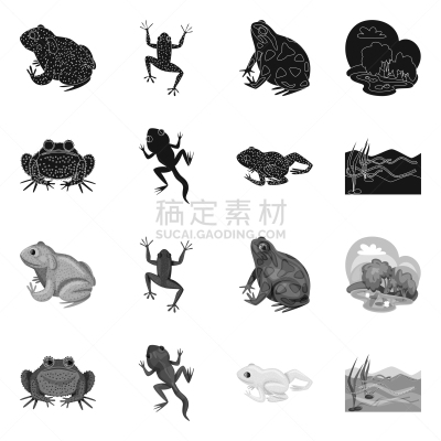 野生动物,分离着色,藓沼,符号,一个物体,生物学,有毒物质,青蛙,池塘,草