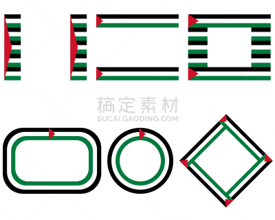 留白,背景分离,边框,模板,背景,绘画插图,圆形,建筑结构,白色,红色