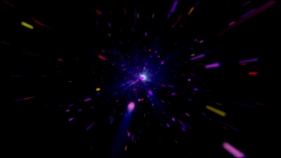 宇宙在恒星中飞翔 