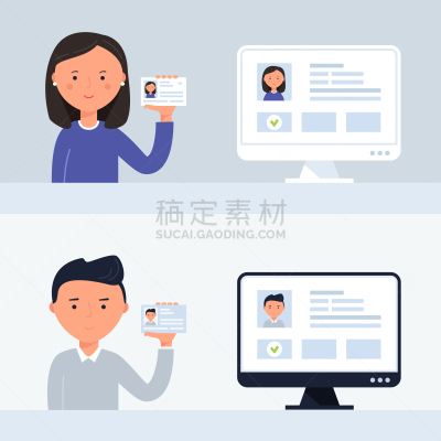 人,拿着,身份,金融,男孩,计算机,男人,文档,图像,技术