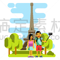 自拍,埃菲尔铁塔,青年伴侣,蜜月,旅途,家庭,取得,挨着,爱,约会