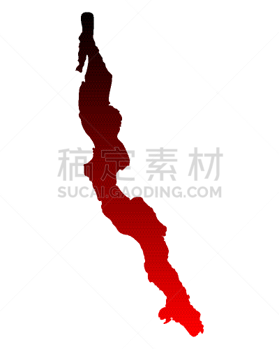 坦噶尼喀湖,分离着色,矢量,红色,湖,图像,旅行