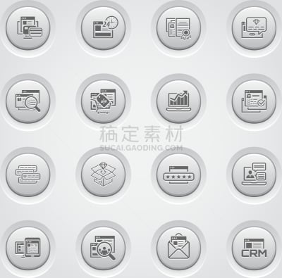 市场营销,设计师,计算机图标,购物中心,按键区,分离着色,商务,安全,计算机,布置
