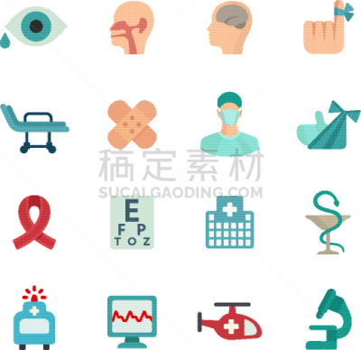 矢量,健康保健,计算机图标,显微镜,脉搏图,药,人的眼睛,急救员