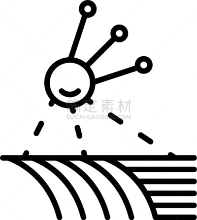smart field control icon outline style