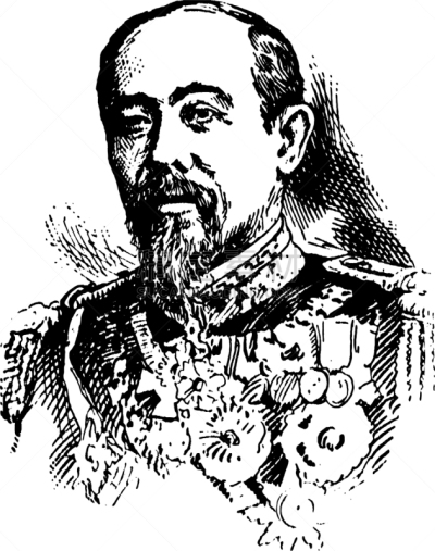 Marquis,伊东,教区牧师,白色,黑色,图像,矢量,雕刻图像,1909,复古