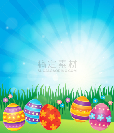 华丽的,图像,数字6,化妆舞会服,复活节彩蛋,季节,春天,传统,自然,庆祝