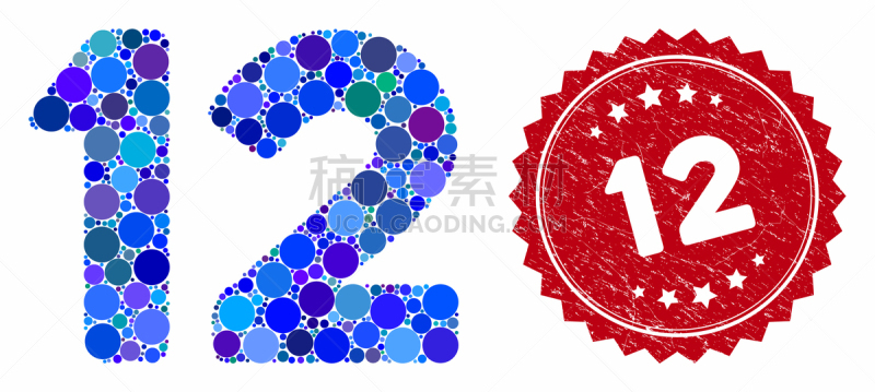 文字,海豹,数字,抽象拼贴画,数字12,纹理效果,短语,多样,一打鸡蛋,肮脏的