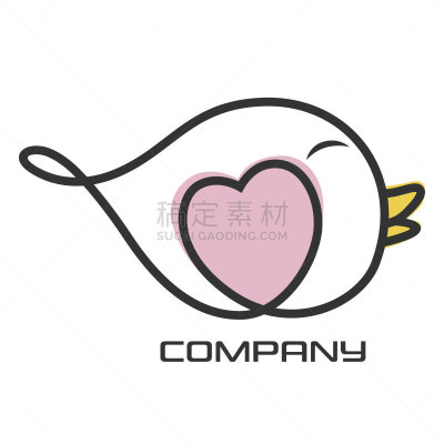鸟类,品牌名称,心型,浪漫,翅膀,麻雀,绘画插图,布塔,情人节,白昼