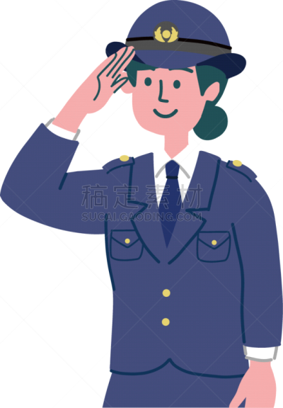 女人,警官,做手势,线条,警察局,简单,绘画插图,问号,问题,评论员