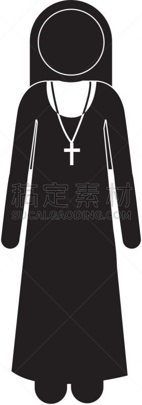 修女,图像,计算机图标,制服,专心,人,姐妹,饰头巾,女人