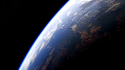 从太空看地球的奇观。无缝环路。超高清。 。3840x2160
